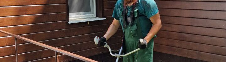 7-8.06.2025 г. по запросу от благочиния в православный детский оздоровительный лагерь «Солнечный»,ездил наш прихожанин косить траву.